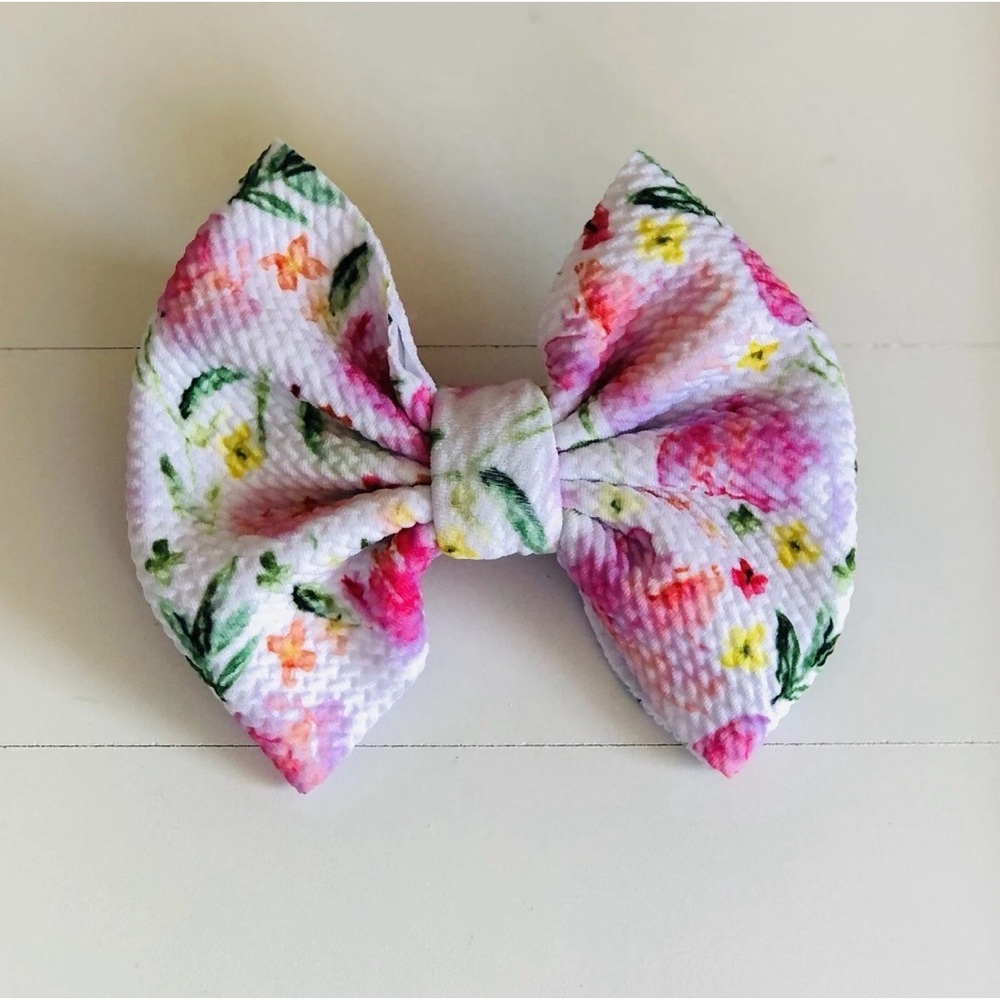 Floral Hair Bow
